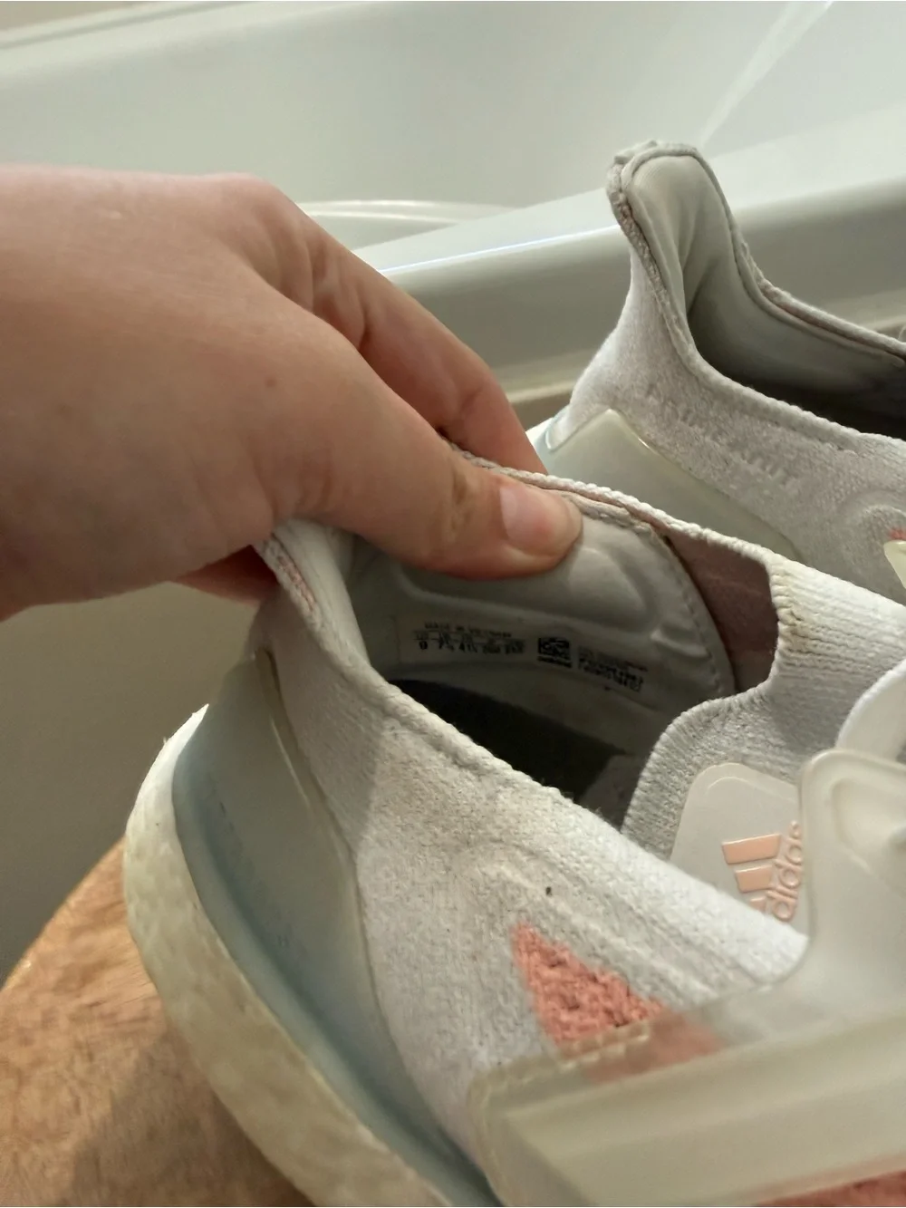adidas Women’s Running Sneakers - White & Pink Coral